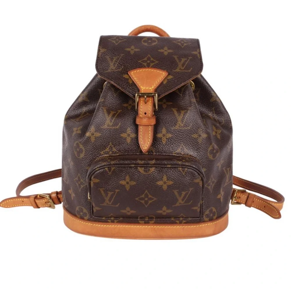 💎 Kendall Jenner 💎 mini BACKPACK Louis Vuitton montsouris pm RARE - Picture 3 of 16